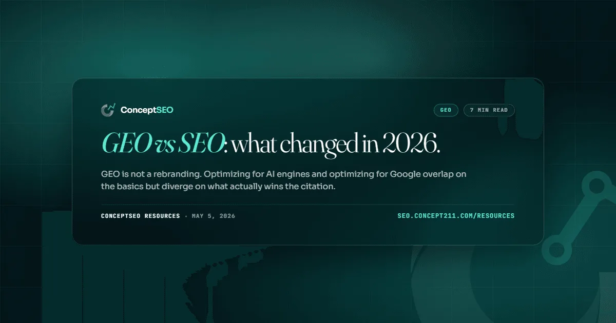 Article · GEO vs SEO
