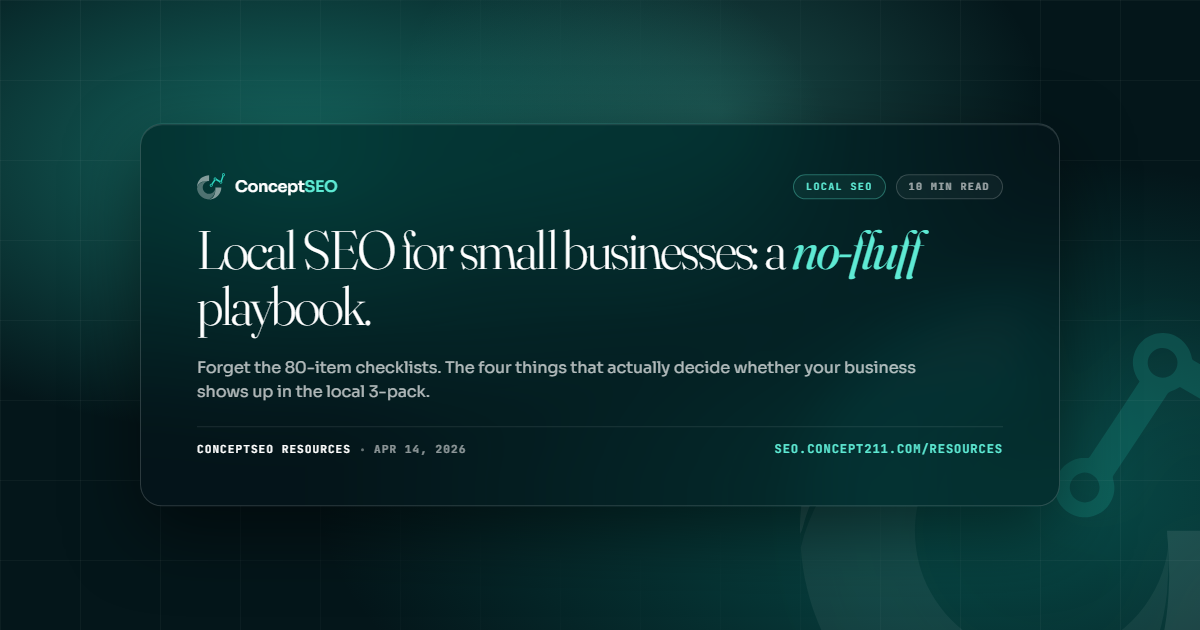 Article · Local SEO Playbook