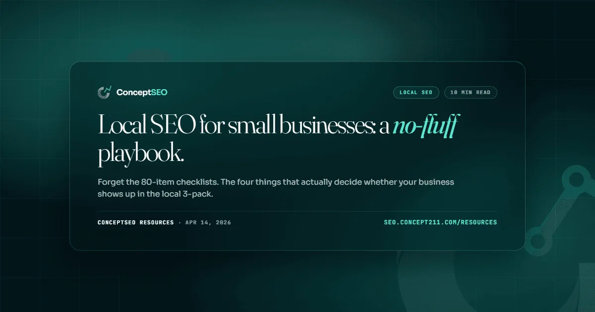 Article · Local SEO Playbook